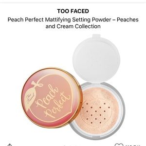 Too Faced Peach Perfect Mattifying Setting Powder